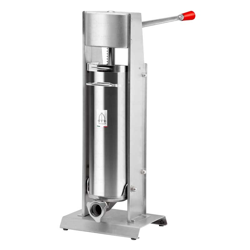 ELITE SERIES ALL STAINLESS STEEL VERTICAL TWO-SPEED GEAR-DRIVEN MANUAL SAUSAGE STUFFER WITH 22 LB. CAPACITY ELITE SERIES ALL STAINLESS STEEL VERTICAL TWO-SPEED GEAR-DRIVEN MANUAL SAUSAGE STUFFER WITH 22 LB. CAPACITY