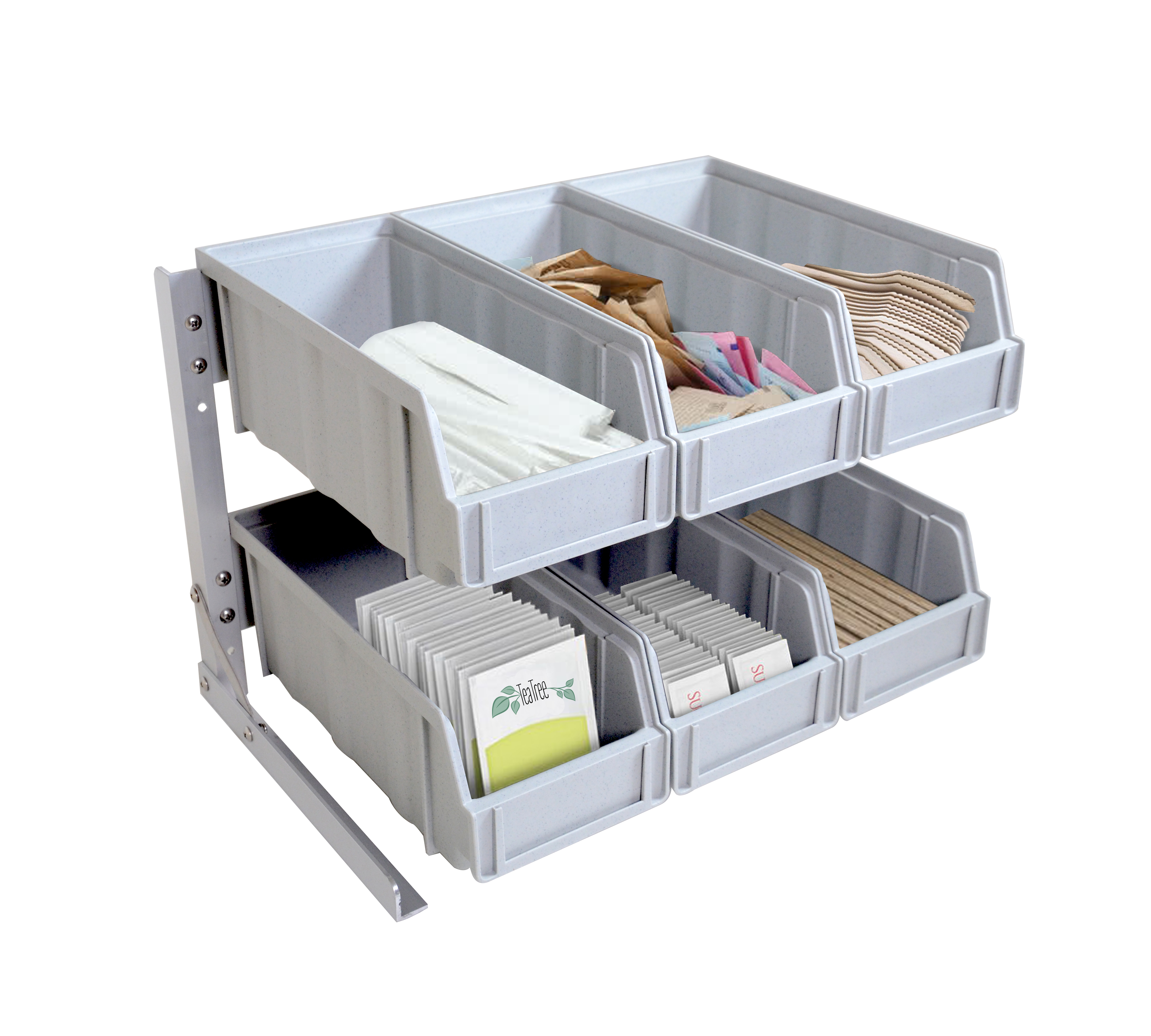 Plastic Condiment Organizer with Removable Compartments Plastic Condiment Organizer with Removable Compartments