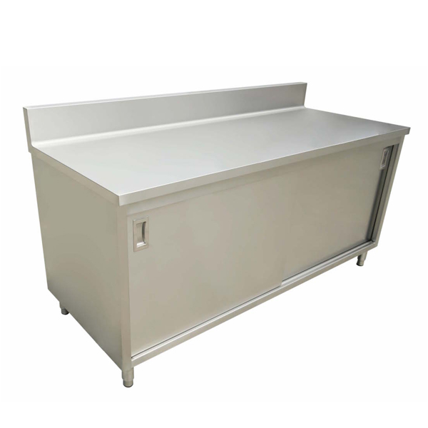 24" x 60" Worktable with Cabinet and Sliding Doors 1 24" x 60" Worktable with Cabinet and Sliding Doors