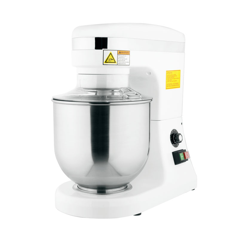 7-QT White General Purpose Mixer with Guard