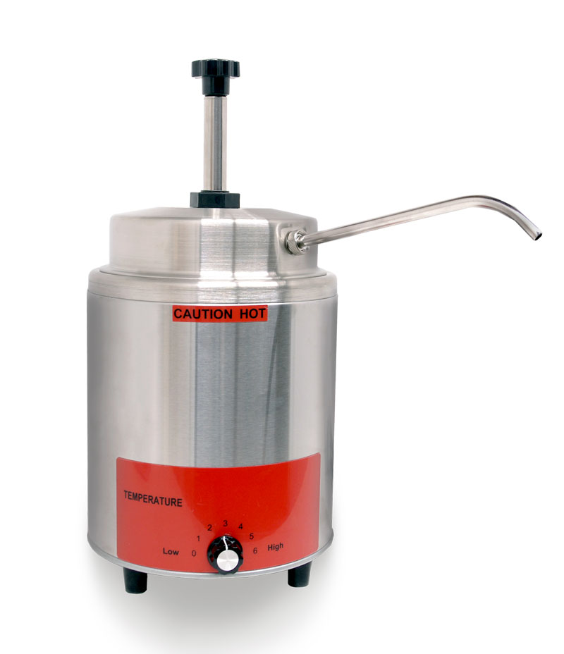 Countertop Stainless Steel Food Warmer with 3.5 QT capacity (with Pump) - Other Angle