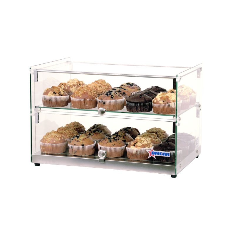22-inch Countertop Food Display Case with Square Front Glass and 50 L capacity 22-inch Countertop Food Display Case with Square Front Glass and 50 L capacity
