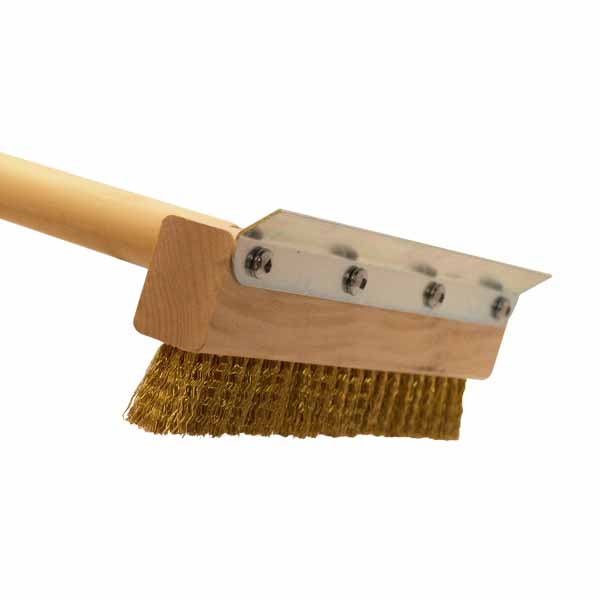 Regular-Duty Brass Pizza Brush Regular-Duty Brass Pizza Brush