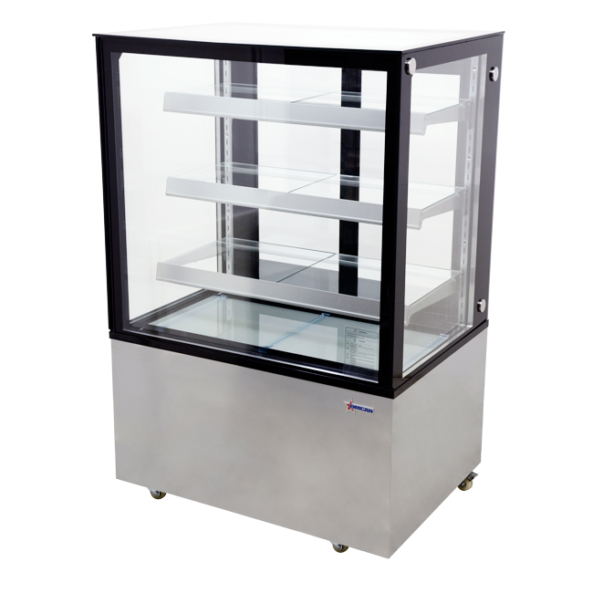 44382_36-inch Square Glass Floor Refrigerated Display Case 44382_36-inch Square Glass Floor Refrigerated Display Case