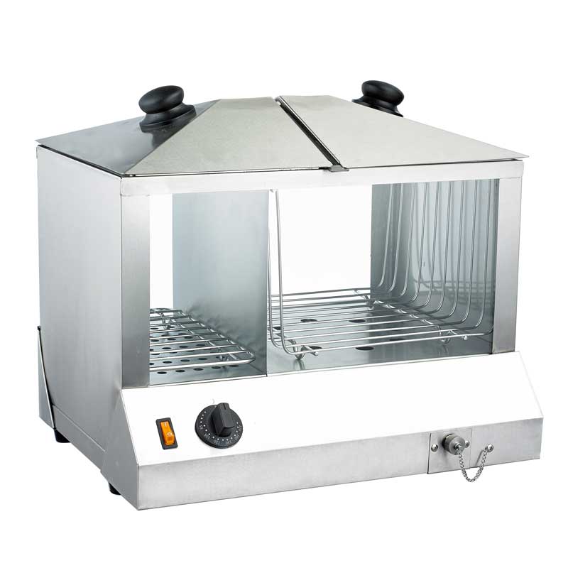 1300 Watts Hotdog Steamer and Bun Warmer - 100 hotdogs and 48 buns capacity 1 1300 Watts Hotdog Steamer and Bun Warmer - 100 hotdogs and 48 buns capacity