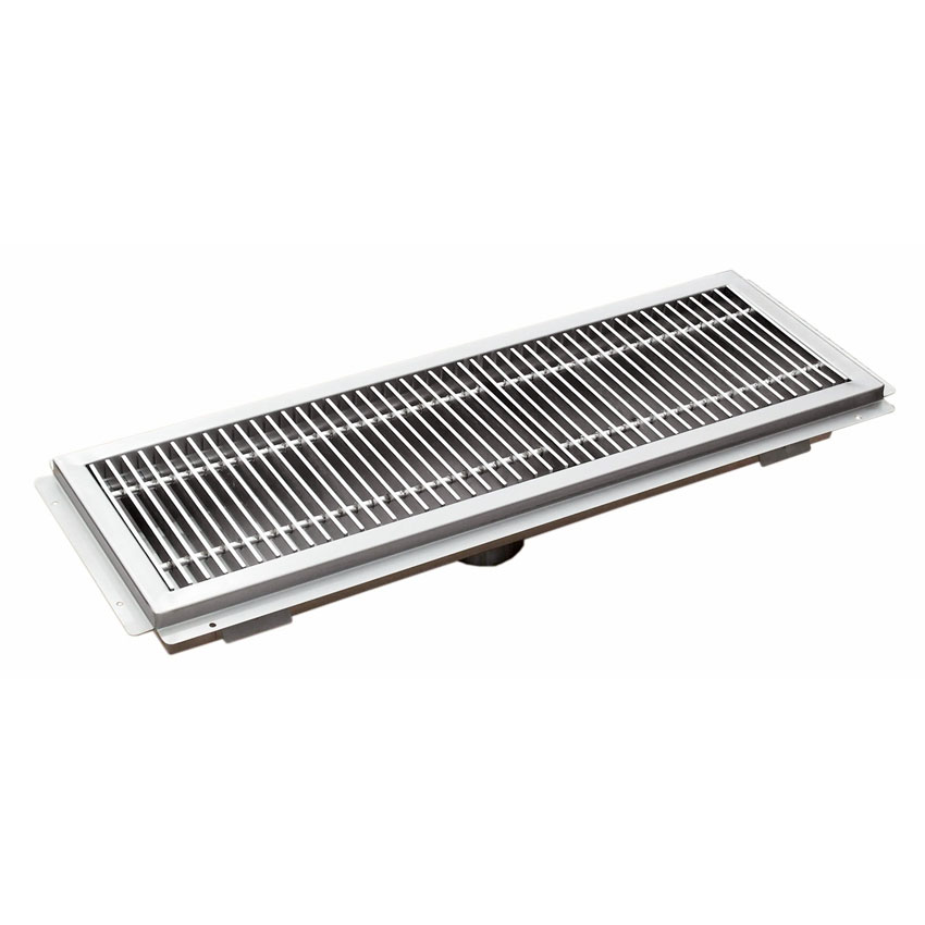 12" x 72" Floor Trough with Stainless Steel Grating 1 12" x 72" Floor Trough with Stainless Steel Grating