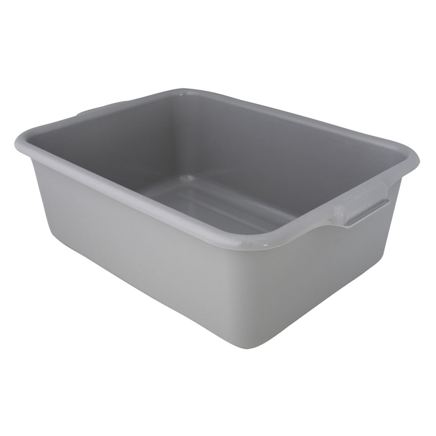 21.5" x 15 21.5" x 15.5" x 7" Standard Gray Dish Box