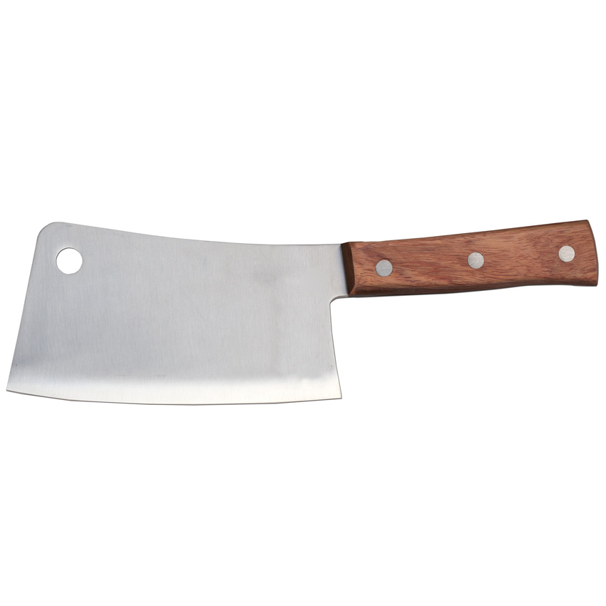 8-inch Cleaver with Wooden Handle 1 8-inch Cleaver with Wooden Handle