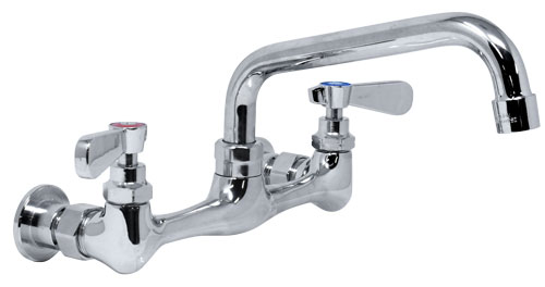 Splash Mounted Faucet for 18" x 18" - One Tub Sinks 1 Splash Mounted Faucet for 18" x 18" - One Tub Sinks