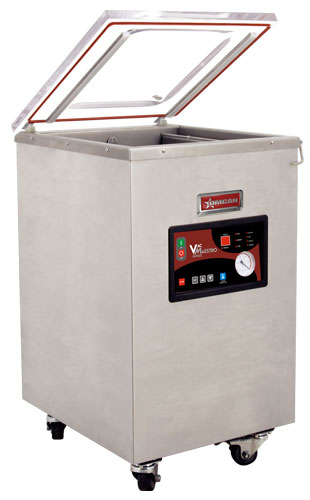 Floor Model Heavy-duty Vacuum Packaging Machine with 1 Floor Model Heavy-duty Vacuum Packaging Machine with 1.47 HP and 19" Double Seal Bar