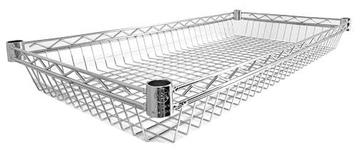 47323 -18" x 36" Chrome Wire Basket 47323 -18" x 36" Chrome Wire Shelf Basket