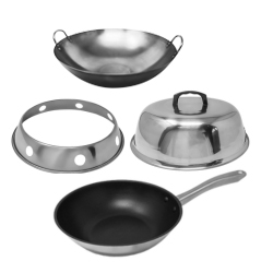 WOKS, WOK COVERS & WOK RINGS