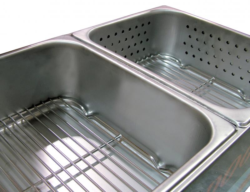 Stainless Steel Hotdog Steamer and Bun Warmer