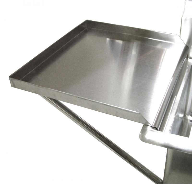 Removable Stainless Steel Knowckdown Drain Board for 18� x 18� Sink