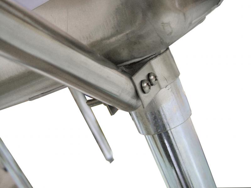 Removable Stainless Steel Knowckdown Drain Board for 18� x 18� Sink