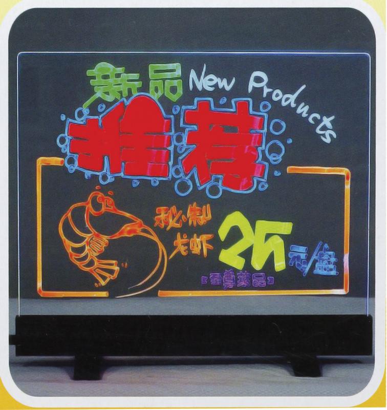 Desktop and Hanging LED Write-On Flash Board