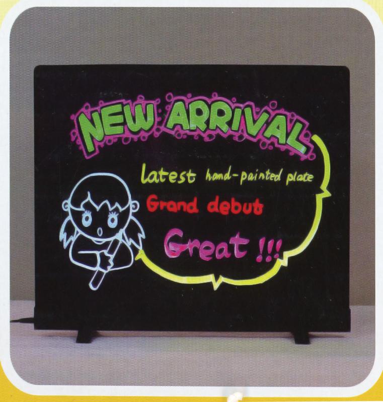 Desktop and Hanging LED Write-On Flash Board