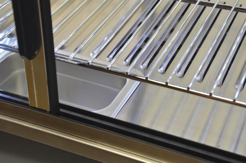 96 L Display Warmer with Front and Back Doors