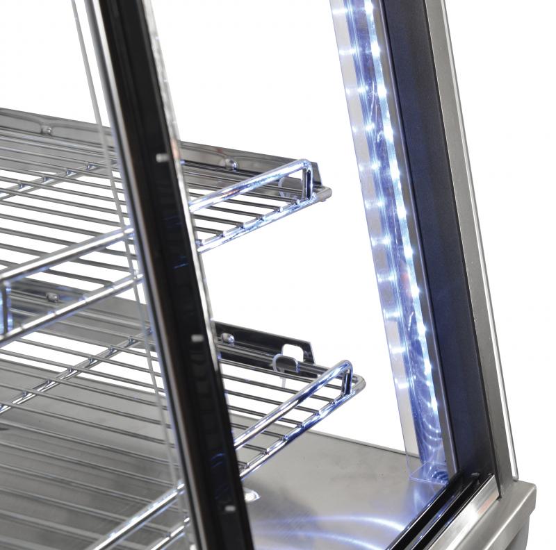 96 L Display Warmer with Front and Back Doors