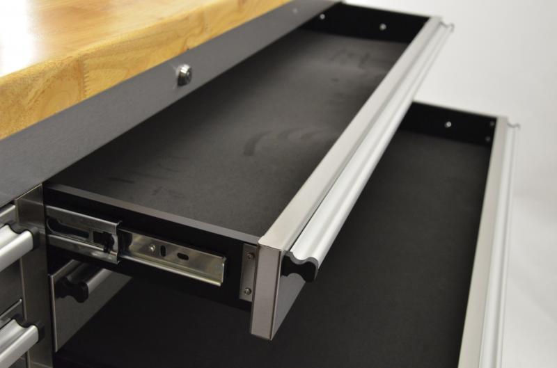 56-inch Mobile Working Bench with 10 Drawers