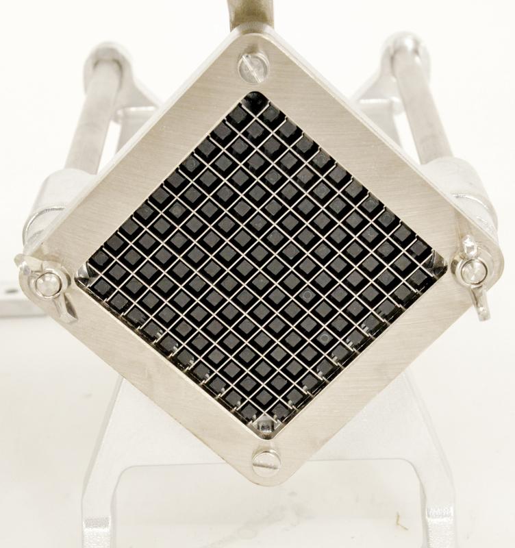 8-inch Wall-Mounted Vertical Potato Fry Cutter with 3/8" Cutter Blade