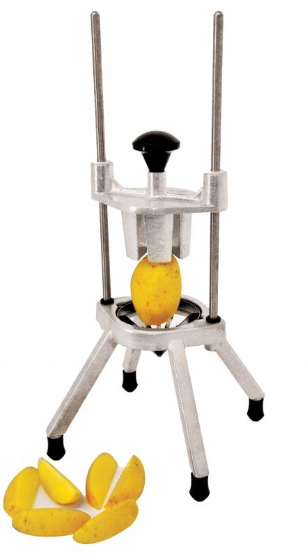 Countertop Vertical Fruit and Vegetable Wedge Cutter with 8 Slice 1 Countertop Vertical Fruit and Vegetable Wedge Cutter with 8 Slice