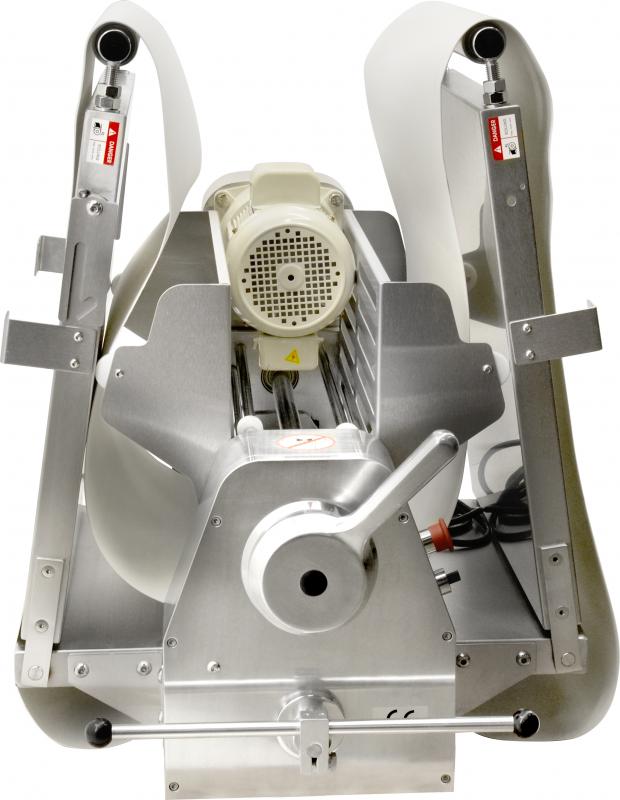 Stainless Steel Table Top Dough Sheeter with 82-inch Conveyor Lengthand 0.5 HP