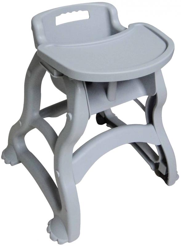 Gray Baby Diner High Chair with Tray 1 Gray Baby Diner High Chair with Tray