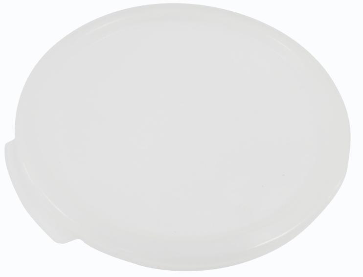 Polypropylene Translucent Cover for 12, 18 and 22 QT Round Food Storage Containers 1 Polypropylene Translucent Cover for 12, 18 and 22 QT Round Food Storage Containers
